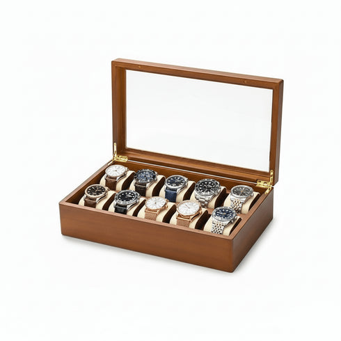 Portaorologi da Uomo | Scatola in legno 6 o 10 posti | Gioiellitosti.it