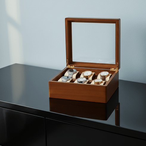 Portaorologi da Uomo | Scatola in legno 6 o 10 posti | Gioiellitosti.it