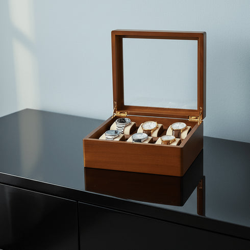 Portaorologi da Uomo | Scatola in legno 6 o 10 posti | Gioiellitosti.it