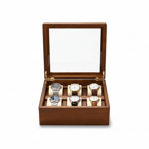 Portaorologi da Uomo | Scatola in legno 6 o 10 posti | Gioiellitosti.it