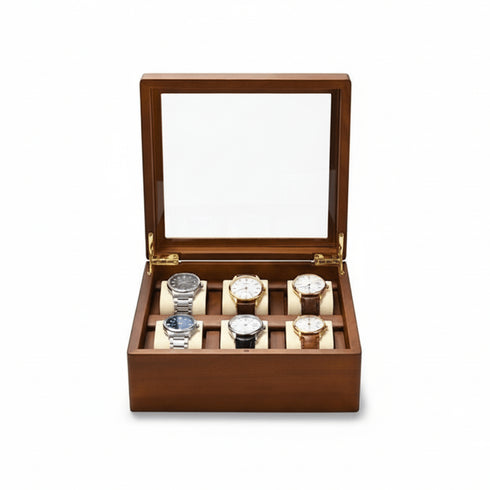 Portaorologi da Uomo | Scatola in legno 6 o 10 posti | Gioiellitosti.it