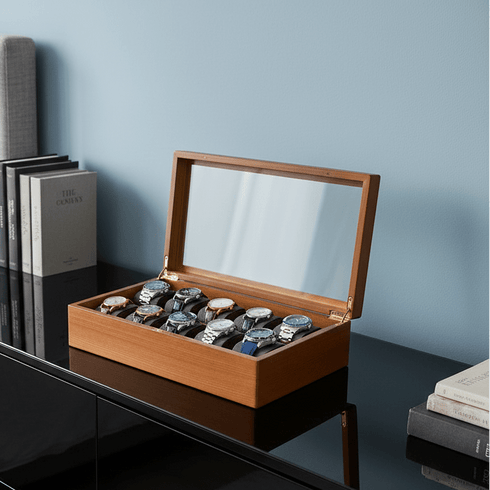 Portaorologi da Uomo | Scatola in legno 6 o 10 posti | Gioiellitosti.it