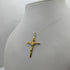 Crocifisso oro 18 kt Cristo in rilievo 1.70 gr