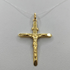 Crocifisso oro 18 kt Cristo in rilievo 1.70 gr