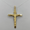 Crocifisso oro 18 kt Cristo in rilievo 1.70 gr
