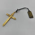 Crocifisso oro 18 kt Cristo in rilievo 1.70 gr