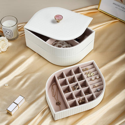 Scatola Portagioie in Pelle 3 cassetti | Gioiellitosti.it