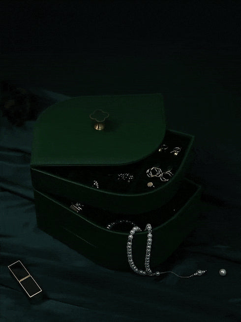 Scatola Portagioie in Pelle 3 cassetti | Gioiellitosti.it