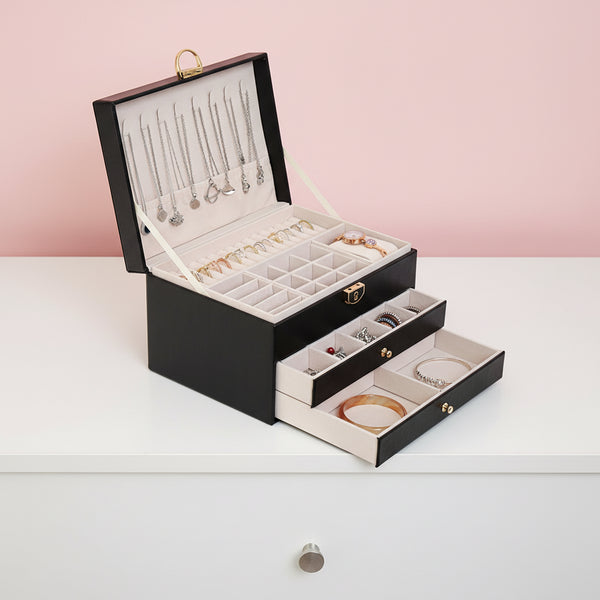 Scatole Portagioie In Pelle Grande Capacità | Gioiellitosti.it