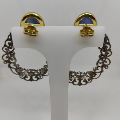Orecchini Pendenti Cianite blu Argento 925 Vitiello Jewelry | Gioiellitosti.it