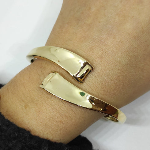Bracciale oro 18 kt donna rigido lucido peso 9,30gr Solid 18k gold bracelet | Gioiellitosti.it