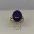 Anello donna oro 18 kt pietra lapislazzuli blu 5,3 gr | Gioiellitosti.it