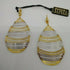 Orecchini oro 18 kt pendenti a goccia 2 colori 5,50 gr | Gioiellitosti.it