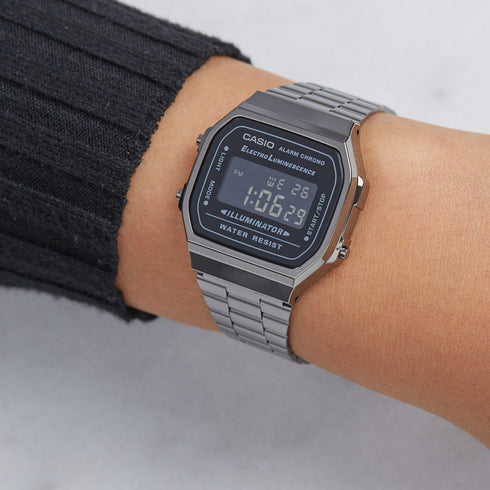 Casio Vintage A168WEGG-1BEF digitale multifunzione Nero | Gioiellitosti.it