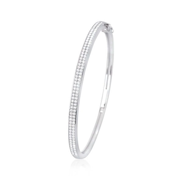 Bracciale tennis rigido Mabina 533153 argento 925