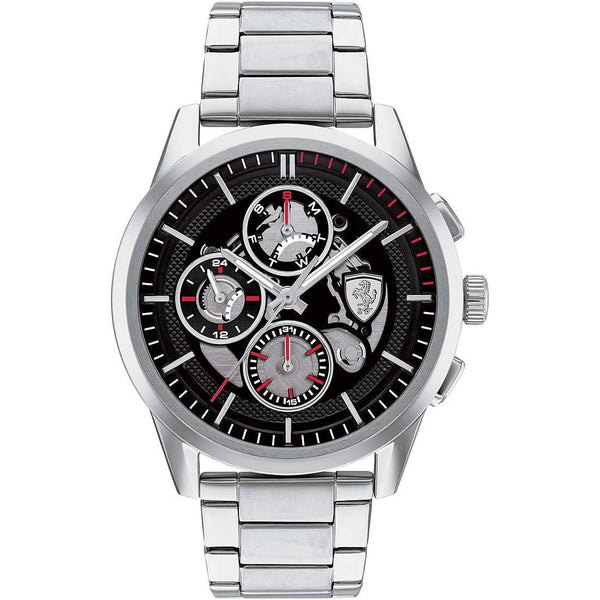 Orologio uomo Scuderia Ferrari FER0830831 Cronografo acciaio | Gioiellitosti.it