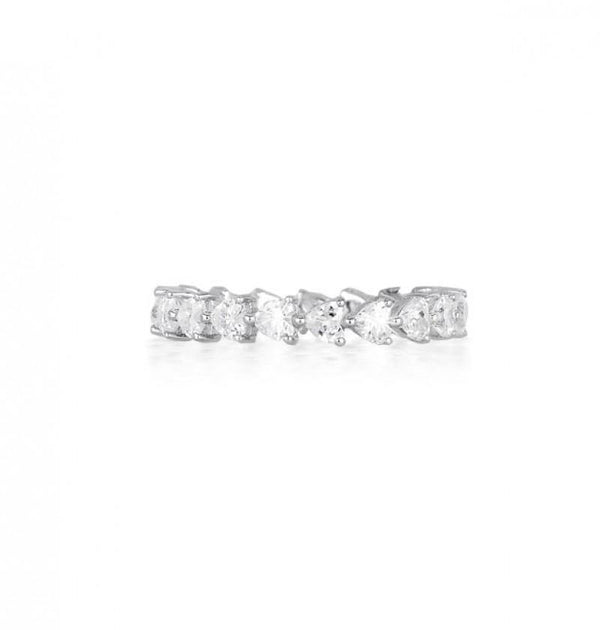 Anello argento 925 Veretta Cuore MABINA 523066 | Gioiellitosti.it
