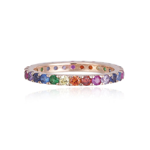 Anello argento 925 Veretta Multicolor MABINA 523133 | Gioiellitosti.it