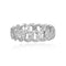 Anello fascia intrecciata Mabina 523134 Argento Zirconi | Gioielli Tosti