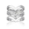 Anello Argento Fascia Zirconi Gioielli Mabina 523073 | Gioiellitosti.it