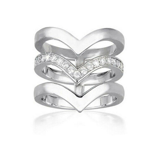 Anello Argento Fascia Zirconi Gioielli Mabina 523073 | Gioiellitosti.it