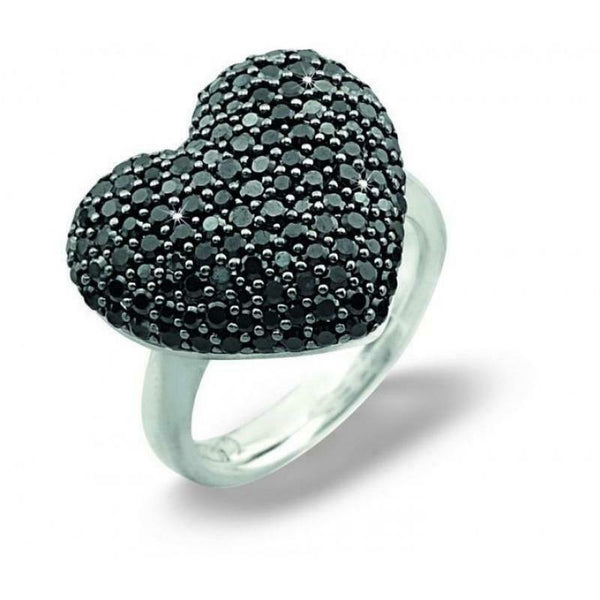 Anello Argento pave' di zirconi neri 2jewels 223047 | Gioiellitosti.it