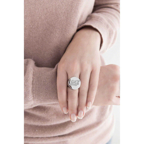 Anello donna Fascia in ottone zirconi LIU JO LUXURY LJ894 | Gioiellitosti.it