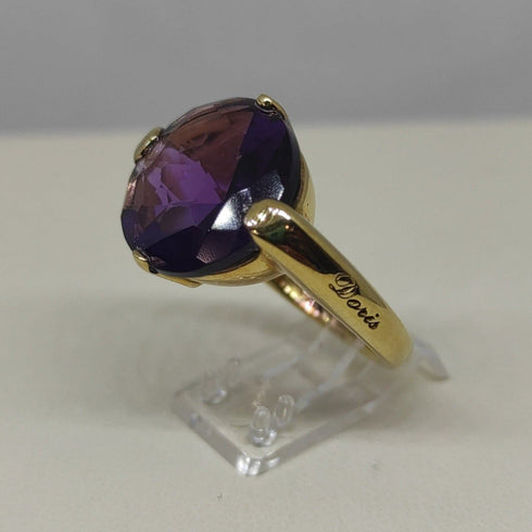 Anello donna oro 18 kt pietra Ametista 8,1 gr | Gioiellitosti.it