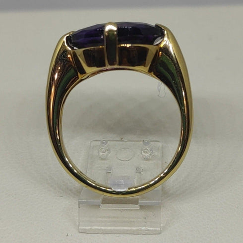 Anello donna oro 18 kt pietra Ametista 8,1 gr | Gioiellitosti.it