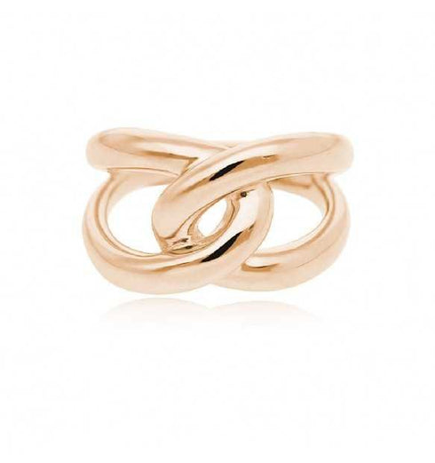 Anello fascia Abbraccio Mabina 523200 Argento 925 dorato | Gioiellitosti.it