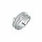 Anello Fascia Argento Zirconi Gioielli Mabina 523039 | Gioiellitosti.it