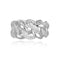 Anello fascia intrecciata Mabina 523170 Argento 925 Zirconi | Gioiellitosti.it