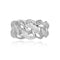 Anello fascia intrecciata Mabina 523170 Argento 925 Zirconi | Gioiellitosti.it