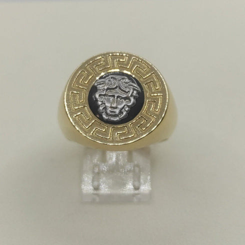 Anello oro 18 kt Donna chevalier con medaglione 5,9 gr | Gioiellitosti.it