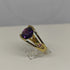 Anello oro 18 kt donna con pietra Ametista 8,6 g | Gioiellitosti.it