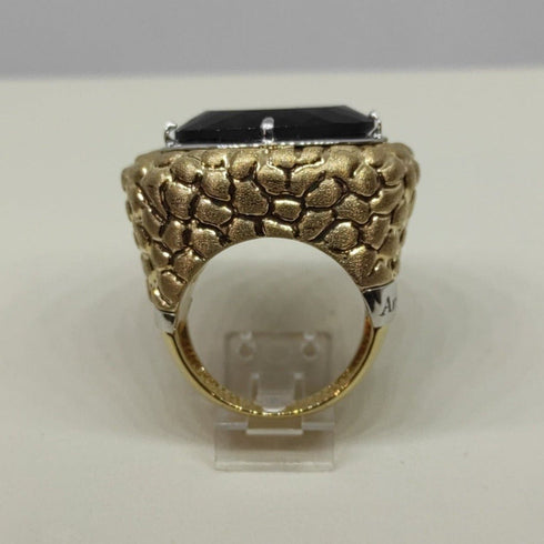 Anello oro 18 kt donna con pietra Topazio 12,20 g | Gioiellitosti.it