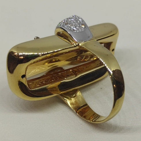 Anello oro 18 kt donna con pietra Topazio 13,20 g | Gioiellitosti.it