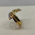 Anello oro 18 kt donna Fascia serpente 3 colori oro con pietre 6,50 gr | Gioiellitosti.it