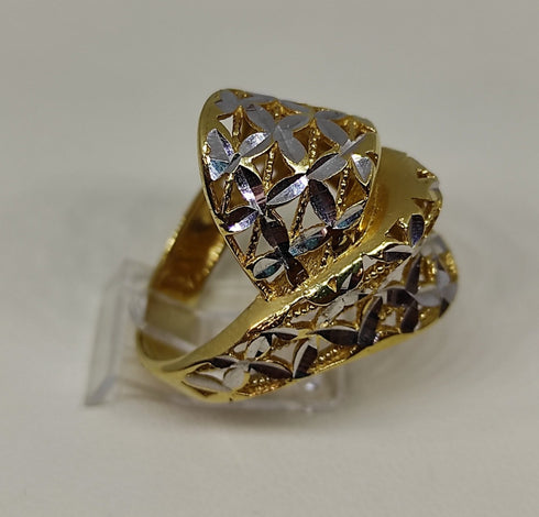 Anello oro 18 kt donna Modello contrarie' bombata 8,00 gr | Gioiellitosti.it