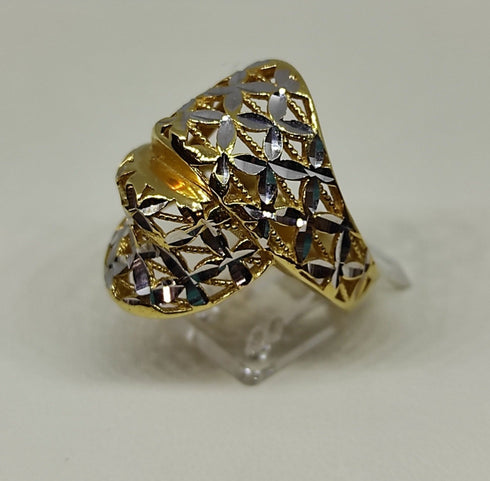 Anello oro 18 kt donna Modello contrarie' bombata 8,00 gr | Gioiellitosti.it