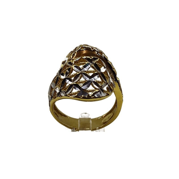 Anello oro 18 kt donna Modello contrarie' bombata 8,00 gr | Gioiellitosti.it