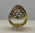 Anello oro 18 kt donna Modello contrarie' bombata 8,00 gr | Gioiellitosti.it