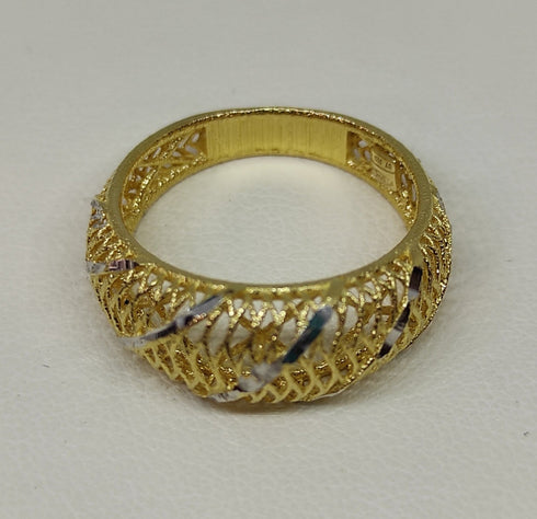 Anello oro 18 kt donna Modello fascetta bombata 3,50 gr | Gioiellitosti.it