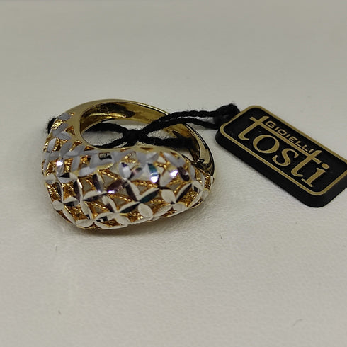 Anello oro 18 kt donna Modello fascetta bombata 6,30 gr | Gioiellitosti.it