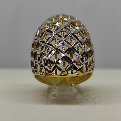 Anello oro 18 kt donna Modello Fascia bombata lucida 10 gr | Gioiellitosti.it