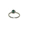 Anello Oro bianco 18k Diamanti 0,10 Smeraldi 0,30 | Gioiellitosti.it