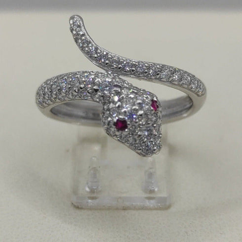 Anello oro bianco 18k serpente 3,50 gr | Gioiellitosti.it