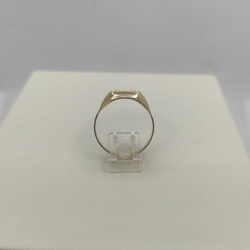 Anello uomo oro 18 kt tre colori 3,60 gr misura 23 | Gioiellitosti.it