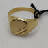 Anello uomo oro 18k piastra ovale 3.60 gr misura 27 | Gioiellitosti.it