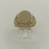 Anello uomo oro 18k piastra ovale 6,90 g Misura 19 | Gioiellitosti.it
